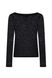 Long sleeve modal, black s