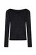 Long sleeve modal, black s