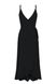 Black wrap dress with straps, S