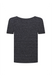 Linen T-shirt, graphite melange color