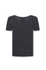 Linen T-shirt, graphite melange color