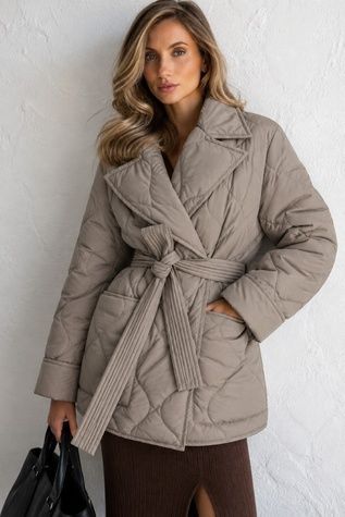 Demi-season jacket beige color, XS-S