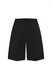 Linen shorts, black color XS-S