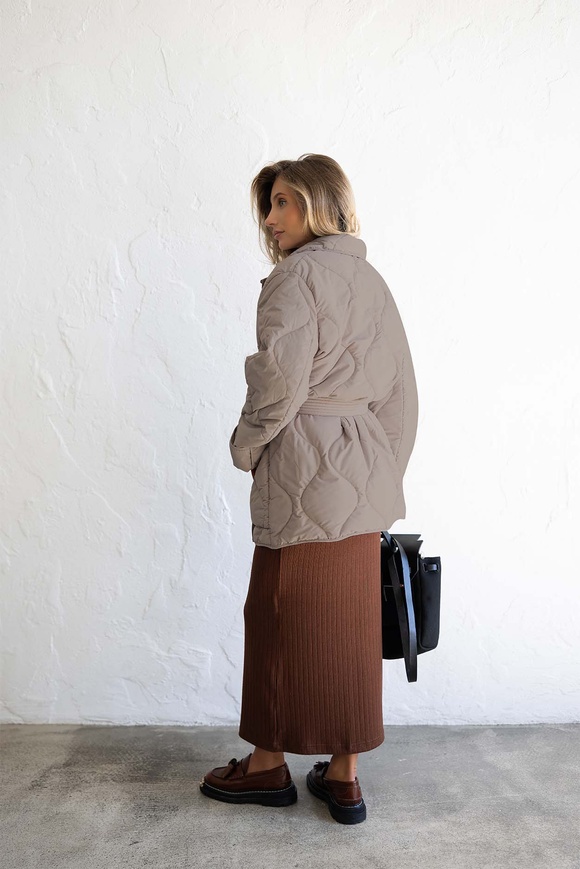 Demi-season jacket, beige color xss