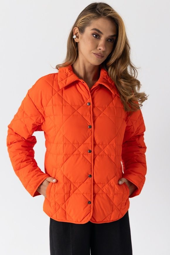 amber-colored demi-season jacket s