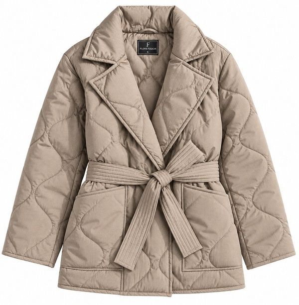 Demi-season jacket beige color, XS-S