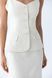 Brushed linen vest, XS