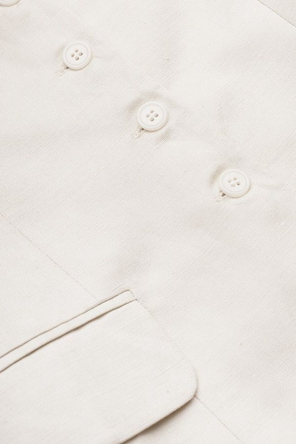 Brushed linen vest, XS