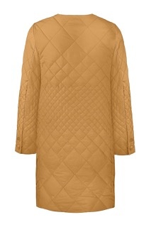 Demi-season coat "Linda", mustard color, size XS