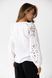 White shirt with embroidered cuts, xs-s