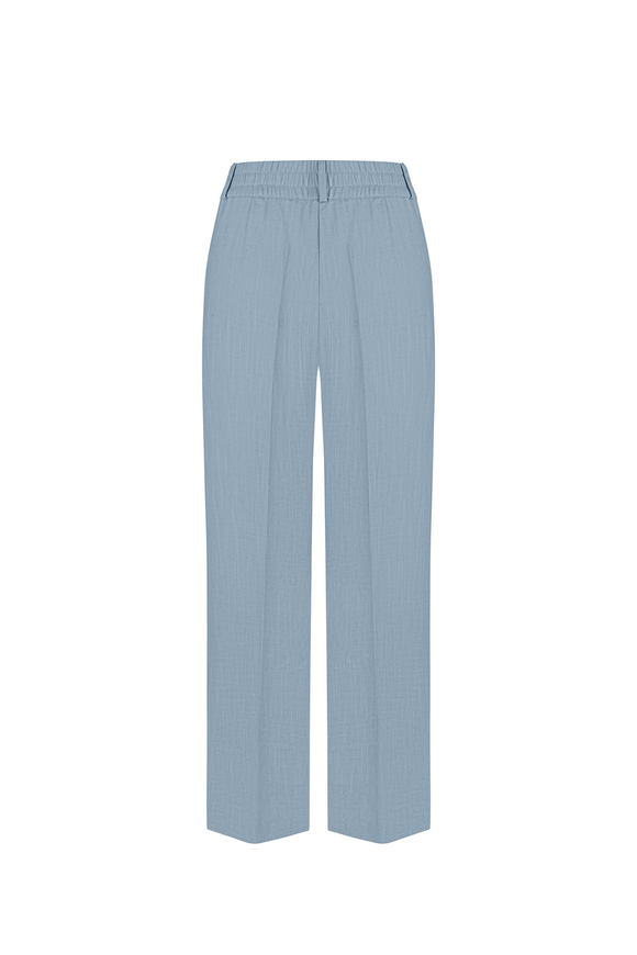 Linen pants, blue color xxl