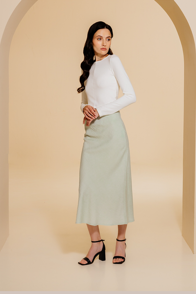 Midi skirt, mint color XS-S