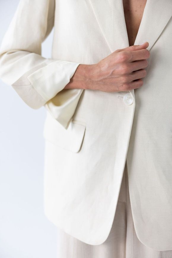 Oversized linen jacket, xs-s