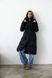 Warm winter down jacket Dana with hood black, XS