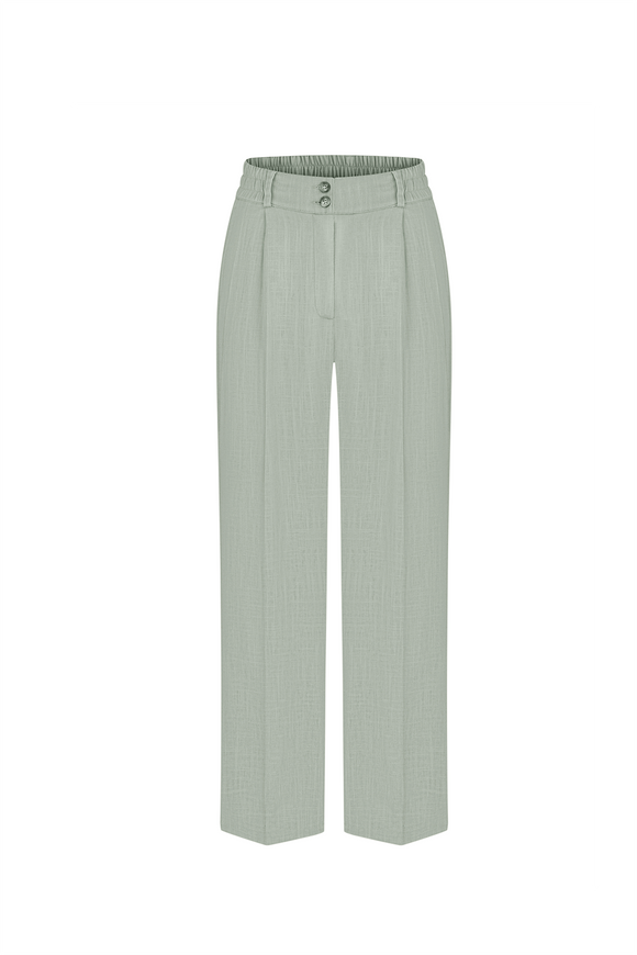 Linen pants, oliva color