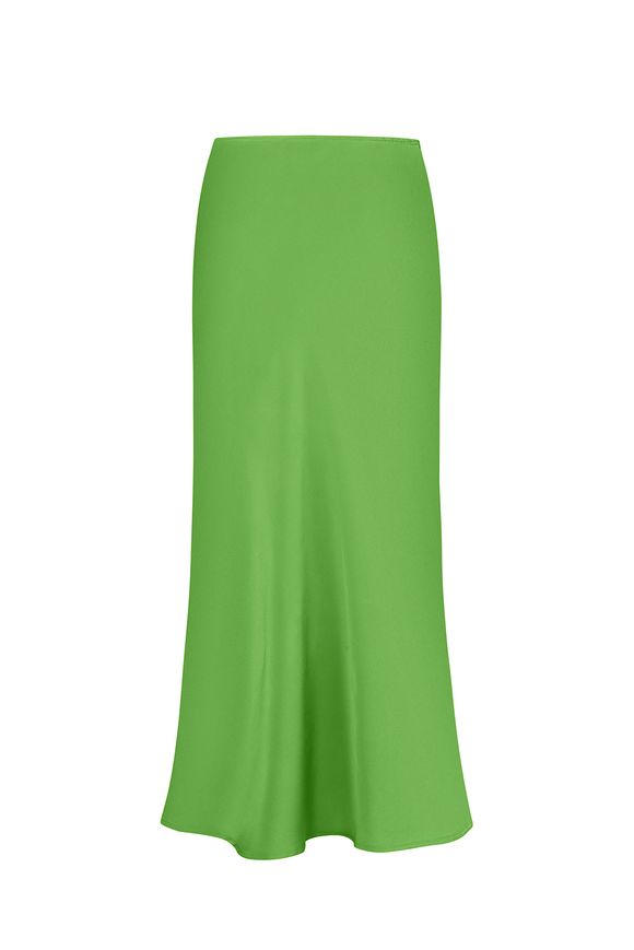 Midi skirt, light green color XS_S