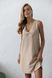 Short beige dress