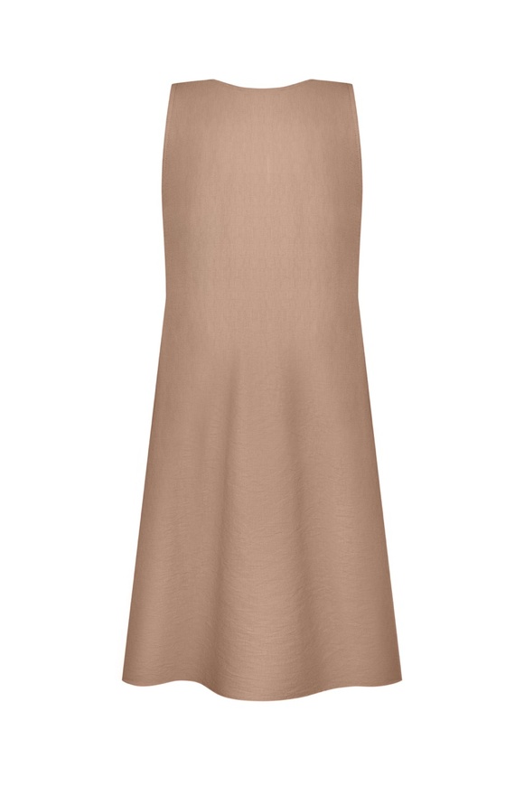 Short beige dress