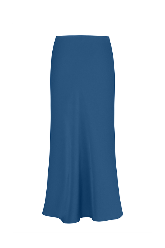 Midi skirt, blue color XS-S