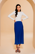 Midi skirt, blue color XS-S