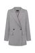 Double-breasted light gray jacket,  xs-s