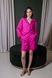 Fuchsia linen suit with shorts