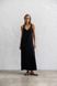 Naked back dress, black s