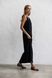 Naked back dress, black s