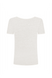 Linen T-shirt, white color XS