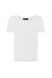 Linen T-shirt, white color XS