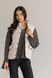 Sandy down vest with stand-up collar, XS