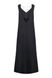 Naked back dress, black s