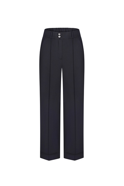 Wide trousers, black color xs