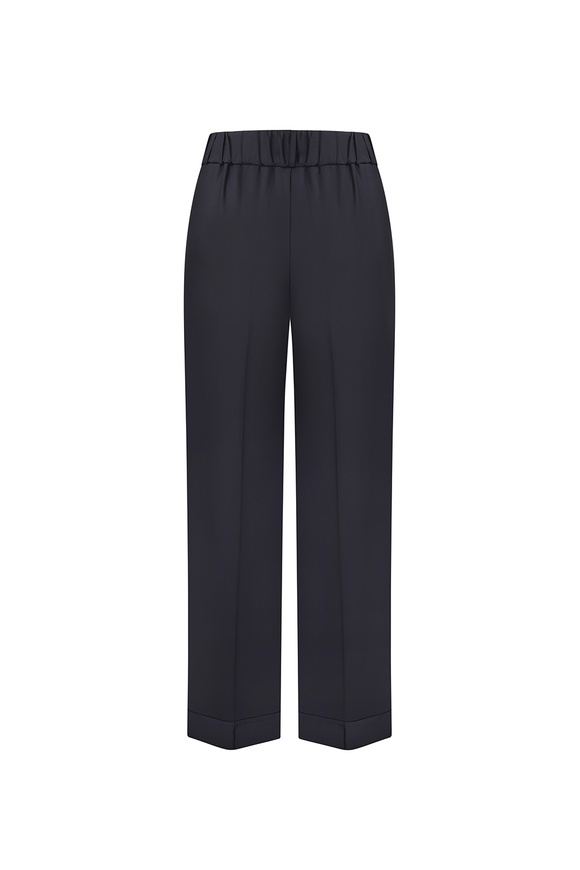 Wide trousers, black color xs