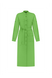 Midi dress-shirt, light green color