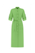 Midi dress-shirt, light green color