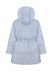 Medium length light blue down jacket, xs