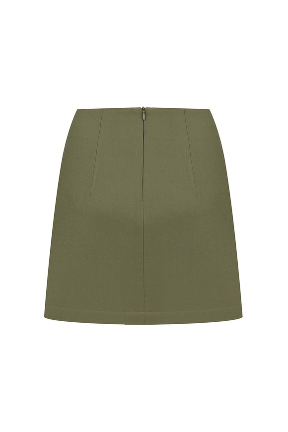 Mini skirt, color green xss