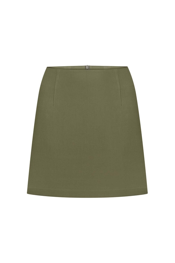 Mini skirt, color green xss