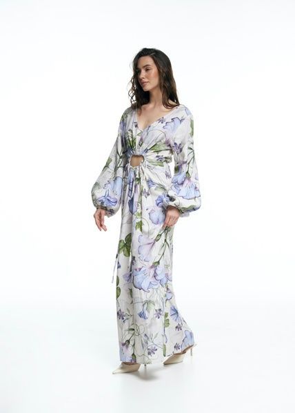 Maxi dress with decorative cut, xl-xxl