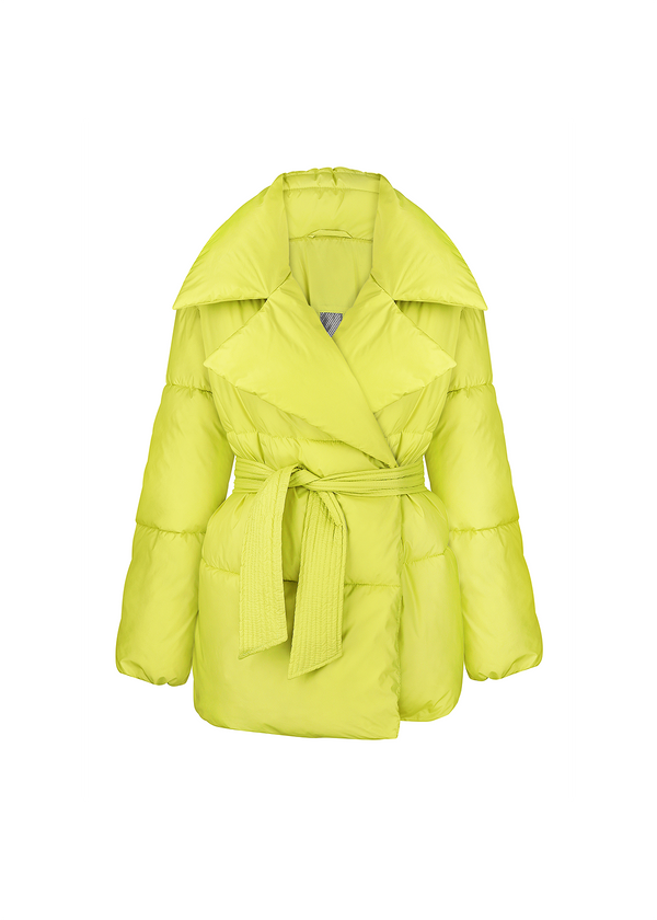 Puffer Jacket "Alexa" lemon color