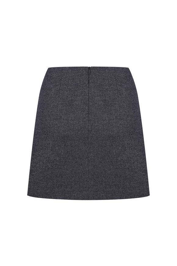 Спідниця міні, темно-сіра в крапочку xs Skirt_mini_Gr_krapka_xs фото