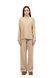 Beige semi-wool suit, M