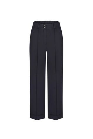 Black wide-leg pants s