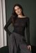 Black longsleeve modal, XL