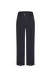 Black wide-leg pants s