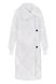 Warm winter down jacket "Sofi", white color