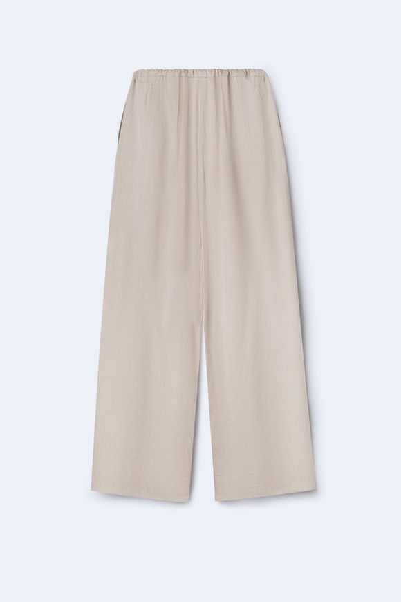 Cupro pants with drawstring, XS-s