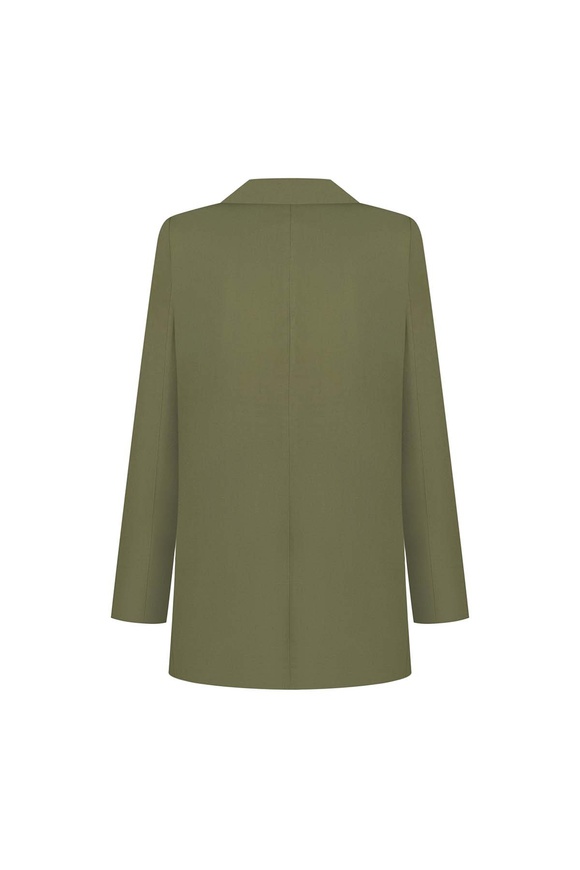 Double-breasted olive jacket, xs-s