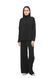 Black semi-wool suit, L
